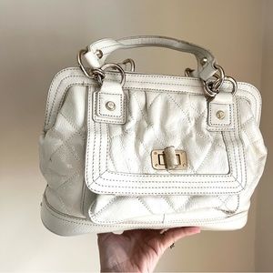 White Elliott Lucca lovely leather hand bag great design good used c…